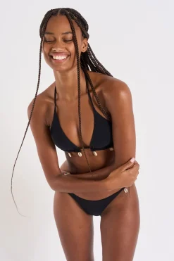 maillot de bain 2 pièces noir SHELLO & LAYA BLACKSAND-Banana Moon Sale