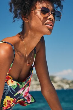 Mordoré Lunettes de soleil papillonnantes beiges - BM190P03-Banana Moon New