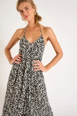 ROBE BEACHWEAR OHARA ZEBRAVOIL-Banana Moon Online