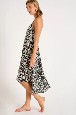 ROBE BEACHWEAR OHARA ZEBRAVOIL-Banana Moon Online