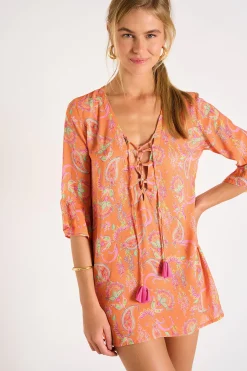 TUNIQUE BEACHWEAR HOALA ALAKURIVOIL-Banana Moon New